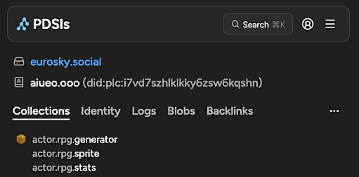 PDSls

eurosky.social
aiueo.ooo(did:plc:i7vd7szhlklkky6zsw6kqshn)

Collections
Identity
Logs
Blobs
Backlinks

actor.rpg.generator
actor.rpg.sprite
actor.rpg.stats